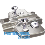 HETTICH Exzenter Kreuzmontageplatte, Spanplattenschraube, Distanz 3 mm