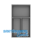 AGOFORM Besteckeinsatz Sky 500/35 Kunststoff schiefergrau