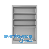 AGOFORM Besteckeinsatz Scoop II KB 400 mm Kunststoff Silber