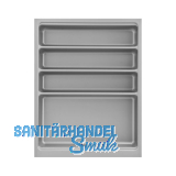 AGOFORM Besteckeinsatz Scoop II KB 450 mm Kunststoff Silber