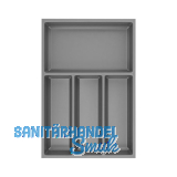 AGOFORM Besteckeinsatz Sky 500/40 Kunststoff schiefergrau