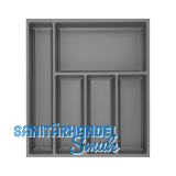 AGOFORM Besteckeinsatz Sky 500/50 Kunststoff schiefergrau