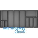 AGOFORM Besteckeinsatz Sky 500/110 Kunststoff schiefergrau