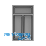 AGOFORM Besteckeinsatz Sky 400/30 Kunststoff schiefergrau