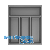 AGOFORM Besteckeinsatz Sky 400/40 Kunststoff schiefergrau