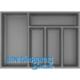 AGOFORM Besteckeinsatz Sky 400/60 Kunststoff schiefergrau