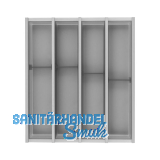 NINKA Schubkasteneinsatz-Set Cuisio KB 500 mm TANDEMBOX Kunststoff Graphit