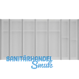 NINKA Schubkasteneinsatz-Set Cuisio KB 1000 mm TANDEMBOX Kunststoff Wei�