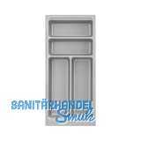 Besteckeinsatz Scoop II Set KB 300 mm Kunststoff Silber