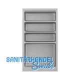 Besteckeinsatz Scoop II Set KB 350 mm Kunststoff Silber