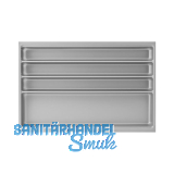 Besteckeinsatz Scoop II Set KB 800 mm Kunststoff Silber