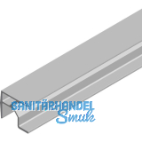 CINETTO PS23 Laufschiene oben 6100 mm auf Ma�, Aluminium eloxiert