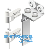 CINETTO PS23 Faltschiebet�rbeschlag rechts, bis 50kg, 2 T�rfl�gel