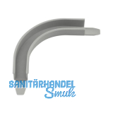 REHAU F�hrungsbogen 90�, Kunststoff lichtgrau