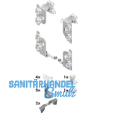 CINETTO PS11 Faltschiebet�rbeschlag bis 40kg, 2 T�rfl�gel