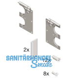 CINETTO PS11 H�henverstellbare Grundplatten f�r 2 T�rfl�gel