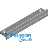 CINETTO PS40 Vorderes Clipteil Befestigung der Laufschiene, Einnuten, KS schwarz