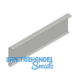 CINETTO PS40 Abdeckprofil zu Laufschiene auf Ma�, Aluminium natur eloxiert