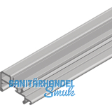 CINETTO PS40 F�hrungsschiene ungelocht auf Ma�, Aluminium natur eloxiert