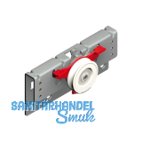 CINETTO PS48 Laufwagen f�r innere T�r, Stahl grau lackiert