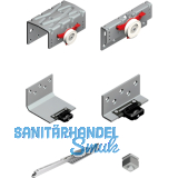 CINETTO PS48 Beschlagset mit 50 kg D�mpfung, HS28 mm, 3 fl�gelig