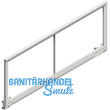 CINETTO PS70 Vertikal Schiebesystem, T�rrahmenset 1800 mm, Aluminium Dark Moka