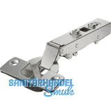 HETTICH Veosys TH 42 Topfscharnier aufliegend ged�mpft �W 105� Edelstahl