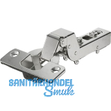 HETTICH Veosys TH 42 Topfscharnier einliegend ged�mpft �W 105� Edelstahl