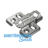 HETTICH Veosys Kreuzmontageplatte, Distanz 2mm, Edelstahl