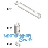 CINETTO Scala Laufschienen-Befestigung, Zink