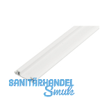 REHAU Zwischengriffleiste, Breite 25,5 mm, H 8 mm, L 2500 mm Kunststoff wei�