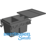 NINKA Abfalltrennsystem Set eins2sechs KB 500 mm dunkelgrau