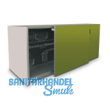 BORTOLUZZI Slider S20 Typ 5 Schiebet�rbeschlag, 800 x 1200, 2 t�rig; KB 1600