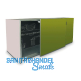 BORTOLUZZI Slider S Typ 5 Schiebet�rbeschlag, 1400 x 1200, 2 t�rig; KB 2800