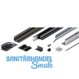 HAWA Folding Concepta III Schienen-Set 2-trg. rechts, Alu eloxiert