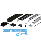 HAWA Folding Concepta III Schienen-Set 2-trg. rechts, Alu schwarz eloxiert