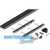 HAWA Folding Concepta III Bodenprofil-Set 2-trg., Alu eloxiert