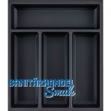 AGOFORM Besteckeinsatz Sky 400/40 Kunststoff schwarz