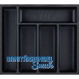 AGOFORM Besteckeinsatz Sky 400/50 Kunststoff schwarz