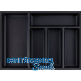 AGOFORM Besteckeinsatz Sky 400/60 Kunststoff schwarz