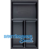 AGOFORM Besteckeinsatz Sky 500/35 Kunststoff schwarz