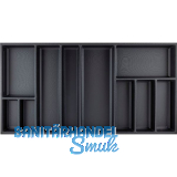 AGOFORM Besteckeinsatz Sky 500/90 Kunststoff schwarz