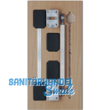 PLANO Top "Mega" Ausrichtbeschlag Alu blank, Fl�gelh�he 2100-2375 mm