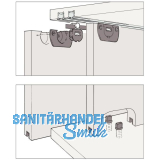 HAWA Clipo 15 H IS - Schiebet�rbeschlag Innenfront, 2-t�rig