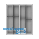 NINKA Schubkasteneinsatz-Set Cuisio KB 500 mm MERIVOBOX Kunststoff Graphit