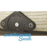 ZIEHL 25 Laufrolle zum Anschrauben Kugelgelagert, Bohr � 30, Kunststoff braun