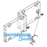 ZIEHL 25 Mitnehmer zum Anschrauben 15 x 15 x 20, StahL - verzinkt, mit Gummi