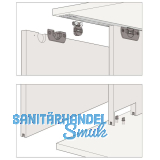 HAWA Clipo 16 H IS - Schiebet�rbeschlag Innenfront, 2-t�rig