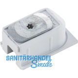 HAWA Clipo 16 H Schienenendst�ck mit Drehriegel, Kunststoff grau