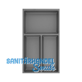 AGOFORM Besteckeinsatz Sky 550/35 Kunststoff schiefergrau